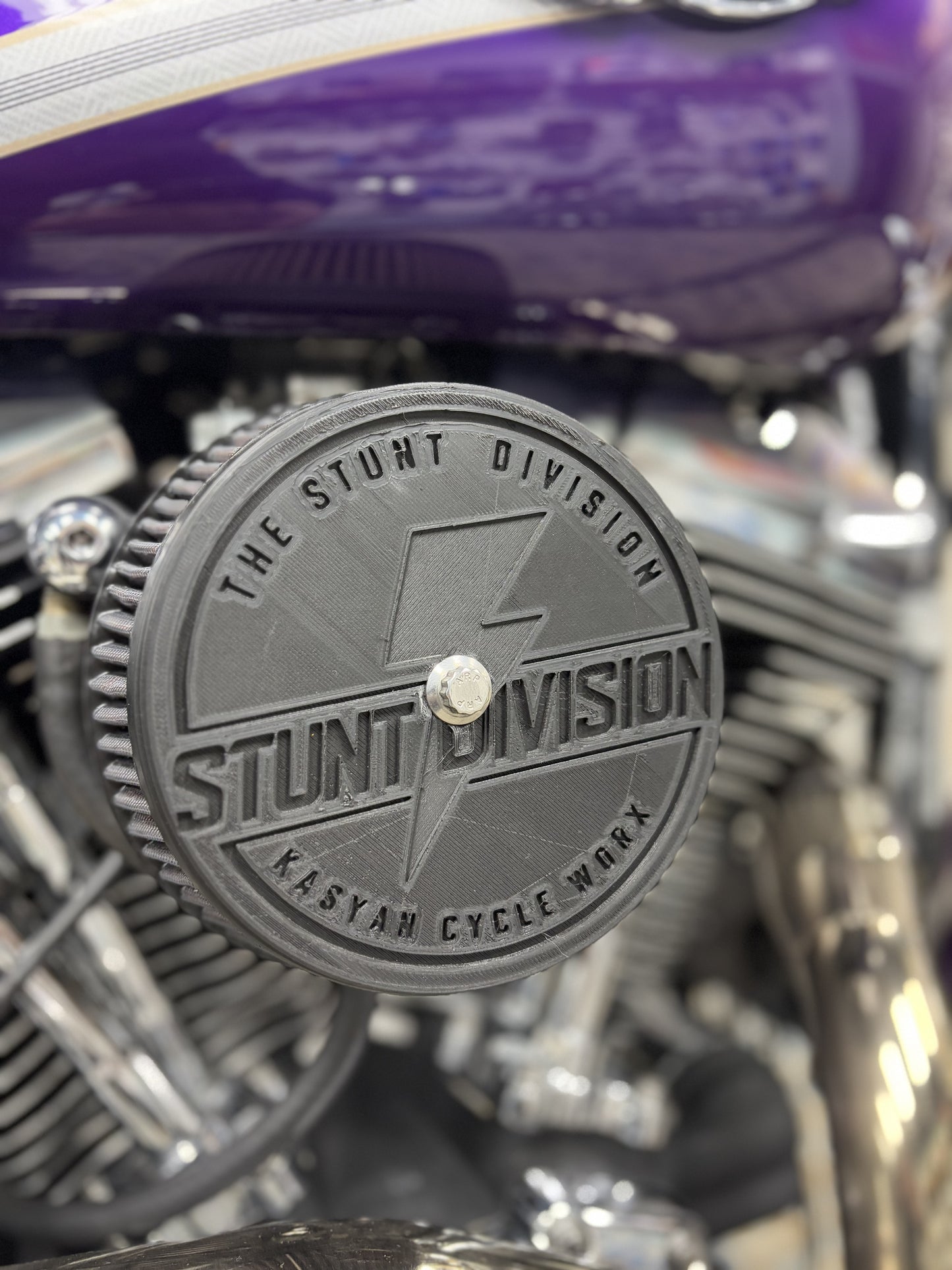 Stunt Division X Kasyan Cycle Worx air cleaner cover